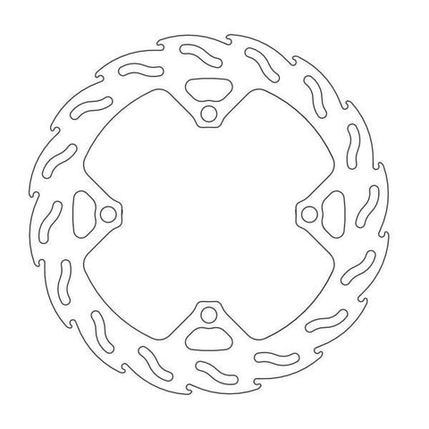 BRAKE DISC REAR MOTO MASTER FLAME 240MM KAWASAKI SUZUKI