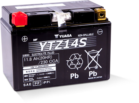 Yuasa YTZ14S Battery As New