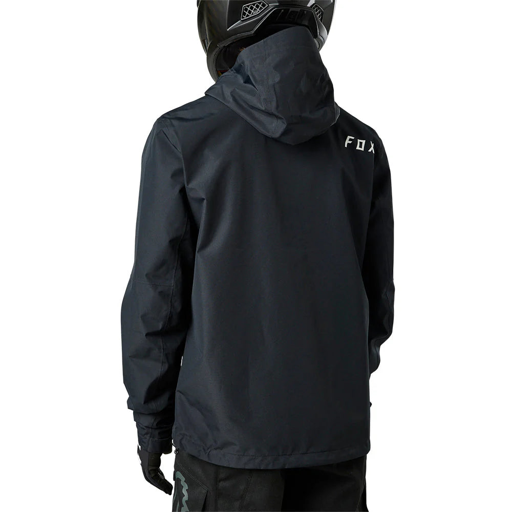 FOX RANGER OFFROAD PACKABLE RAIN JACKET [BLACK]