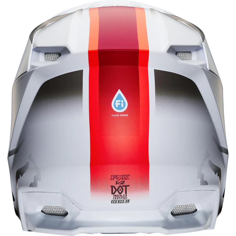 FOX YOUTH V2 VLAR HELMET ECE [WHITE]