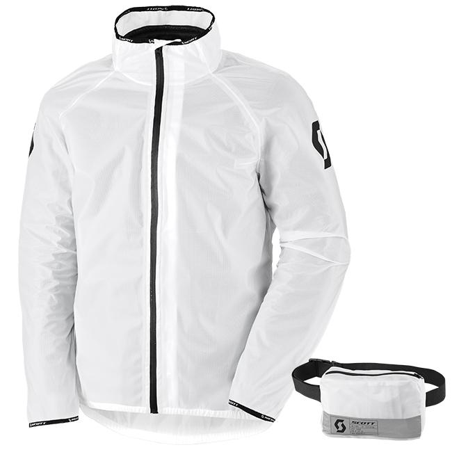SCOTT Ergonomic DP Light Rain Jacket - Clear