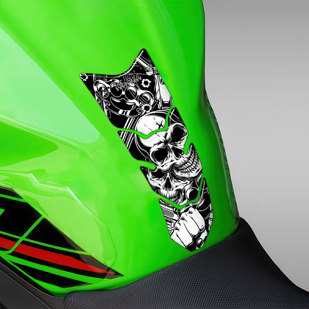 KEITI TANK PAD SKULL MERCENARY NARROW KT3612 - 2