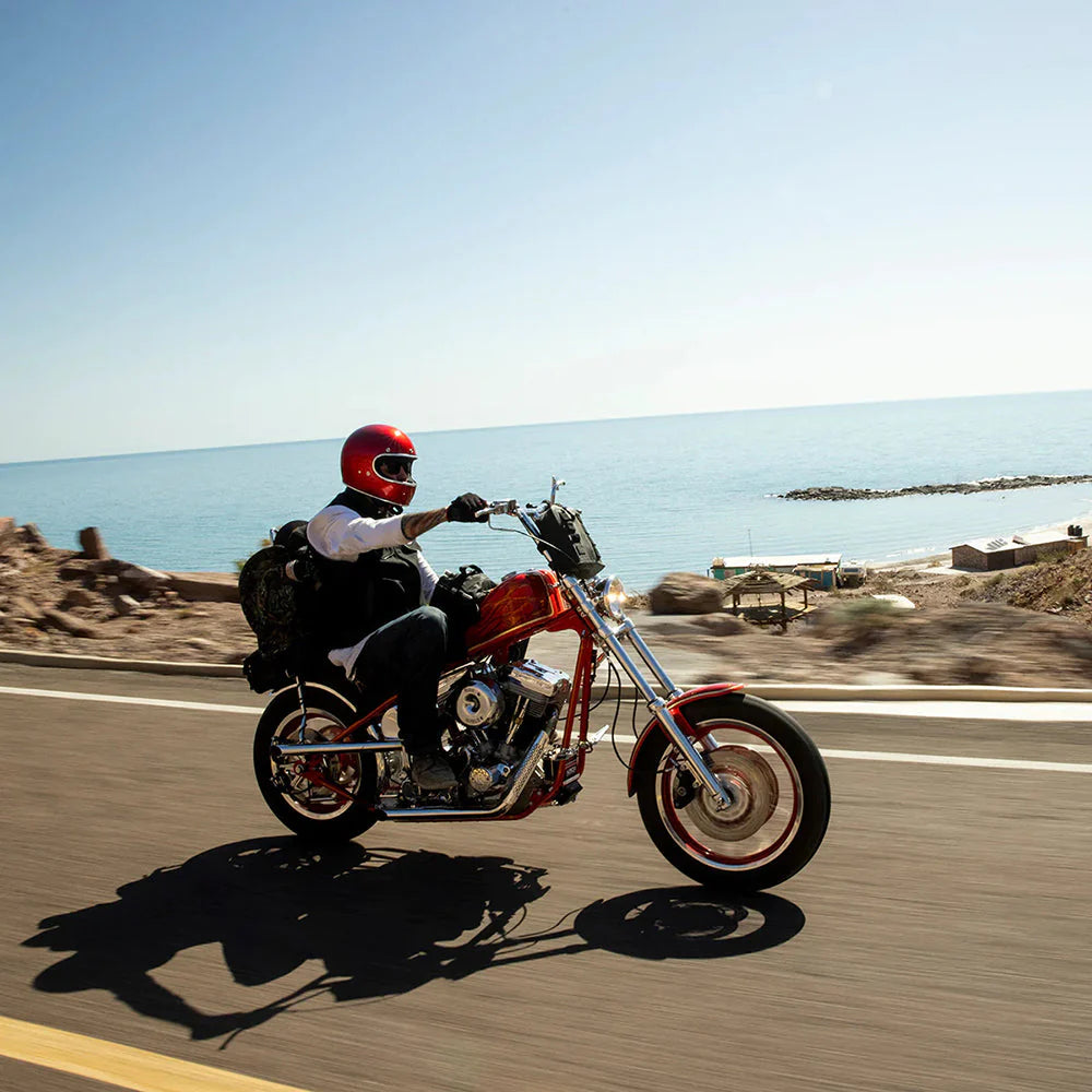 BILTWELL GRINGO [METALLIC CHERRY RED]
