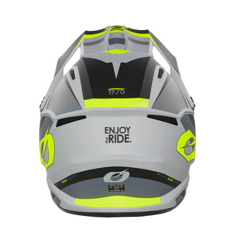O'Neal 2025 Youth 1SRS STREAM Helmet - Black/Neon Yellow