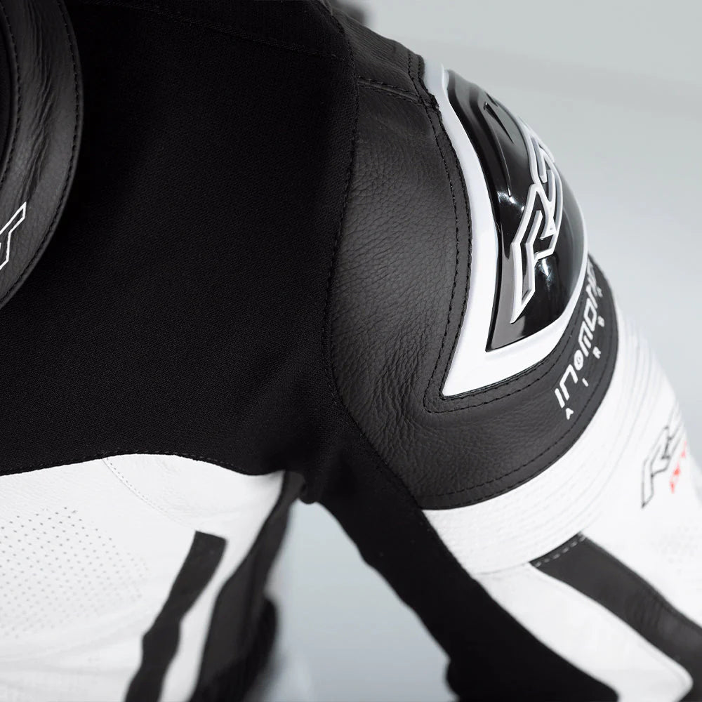 RST PRO SERIES EVO AIRBAG CE 1-PC SUIT [WHITE/BLACK]