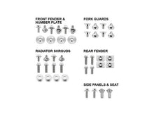 BODY PANEL FASTENER BOLT KIT PSYCHIC HONDA CRF250R 10-17 CFR450R 09-16