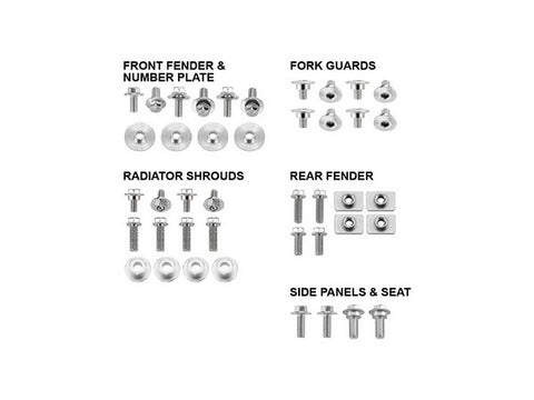 BODY PANEL FASTENER BOLT KIT PSYCHIC HONDA CRF250R 10-17 CFR450R 09-16