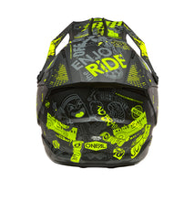 O'Neal Youth 1SRS VIBRANT Helmet - Black/Neon Yellow