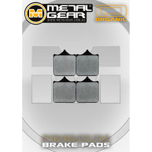 BRAKE PADS FRONT METAL GEAR ORGANIC