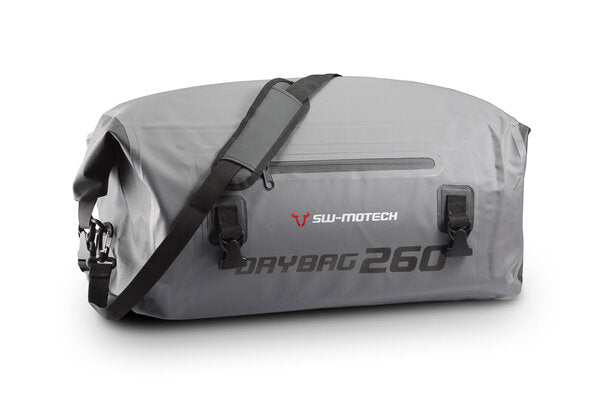 TAIL BAG SW MOTECH DRYBAG 26L GREY BLACK WEATHERPROOF