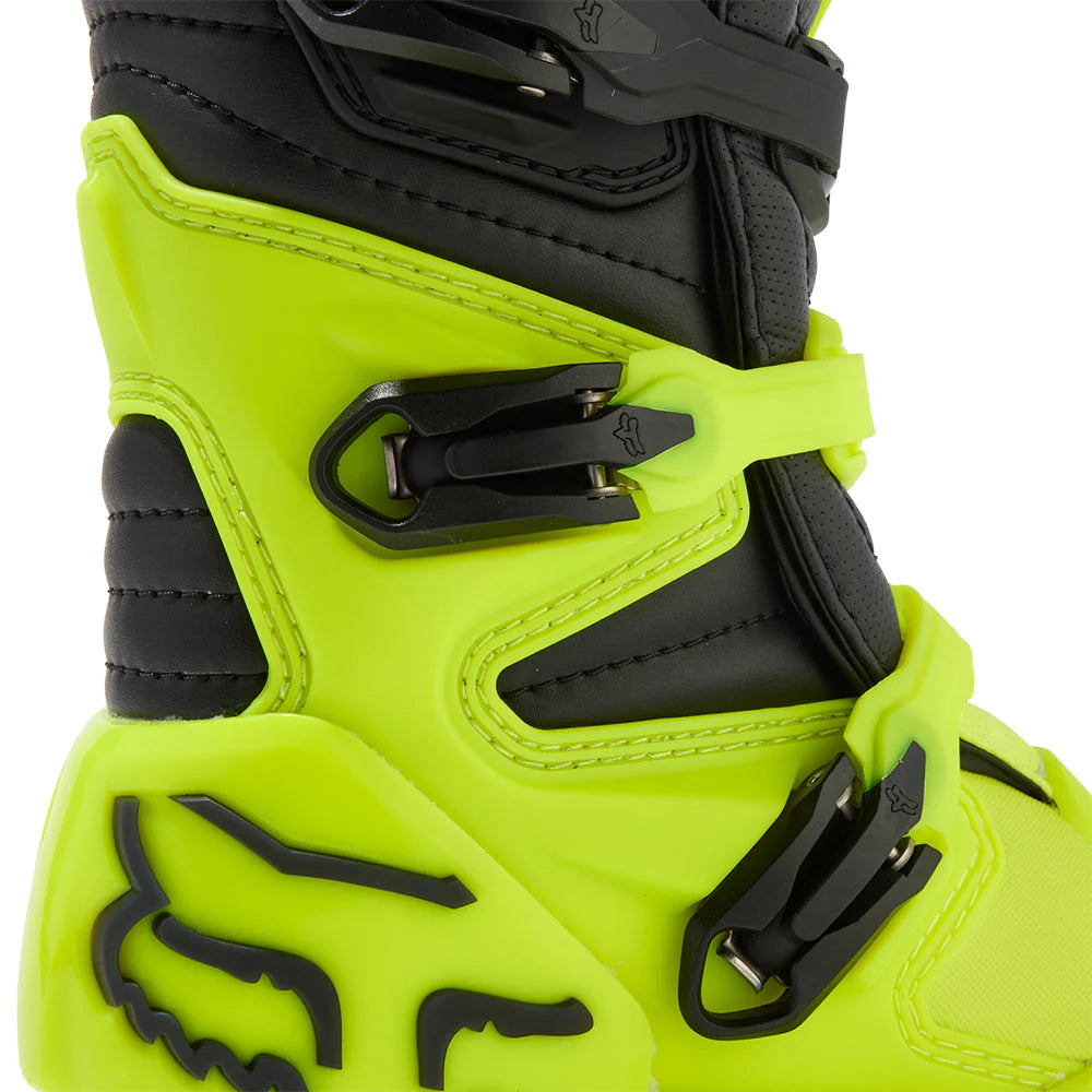 FOX YOUTH COMP BOOTS [FLO YELLOW]