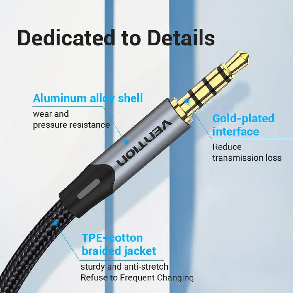 VENTION AUX 3.5MM TO 3.5MM TRS CABLE 2M FOR SKAA AKIKO/RUSH