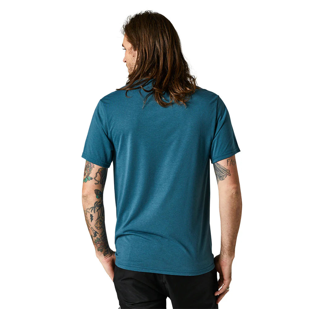 FOX PINNACLE SS TECH TEE [SLT BLU]