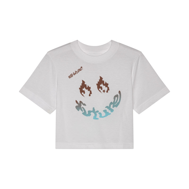 W Hello Fox SS Baby Tee