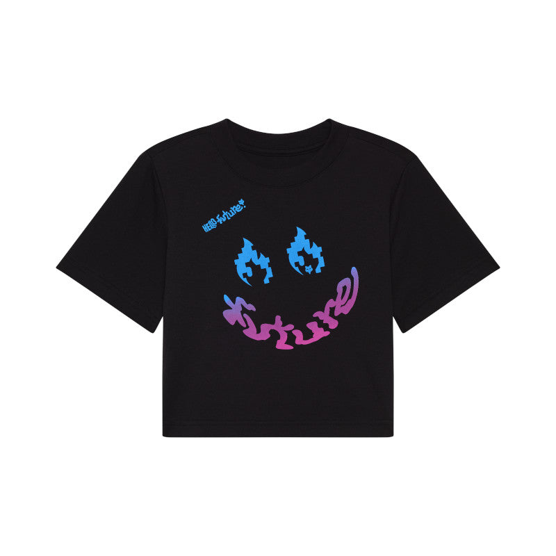 W Hello Fox SS Baby Tee