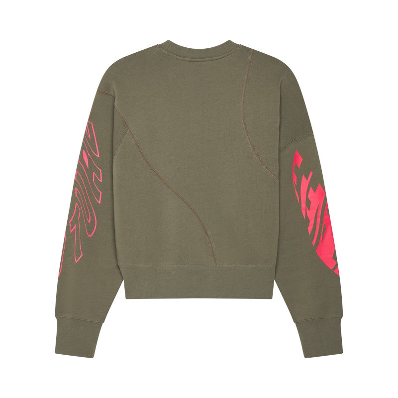 W Elevated Oversized Fleece Crew