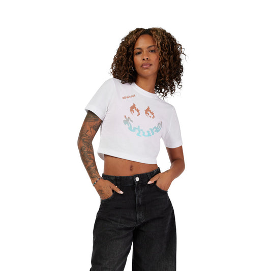 W Hello Fox SS Baby Tee