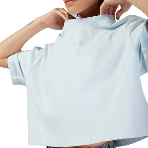 Fox Womens Wordmark Os Crop Tee