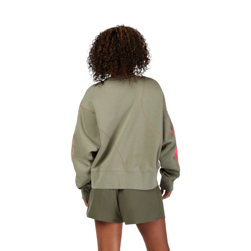 W Elevated Oversized Fleece Crew