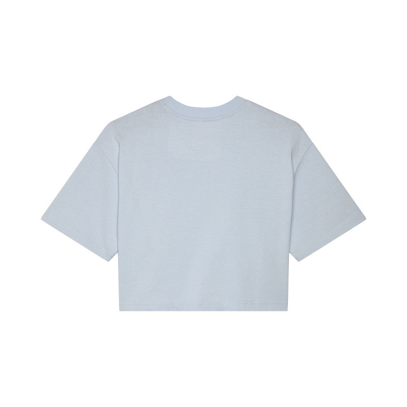 W Wordmark Oversized Crop Tee