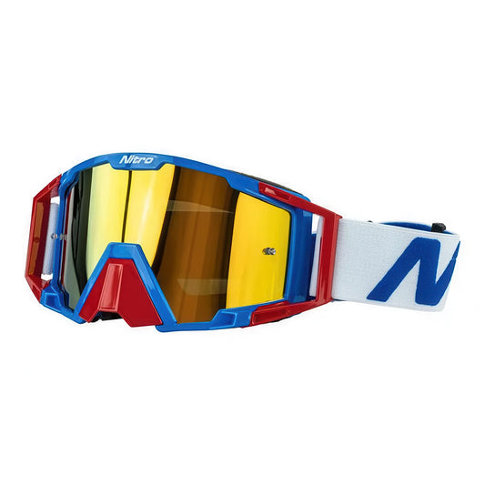 NITRO NV-100 GOGGLES [BLUE RED WHITE] - 1
