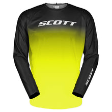 SCOTT Swap EVO MX Jersey, Caviar, Black/Yellow - front