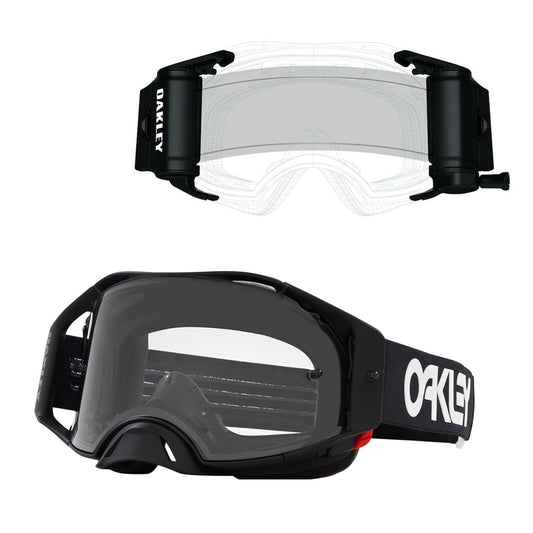 0OO7046F400-BRO-KIT Oakley Airbrake MX B1B Goggles + Oakley Airbrake BRO MX Roll-Off Accessory