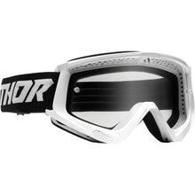 GOGGLE S27 THOR MX COMBAT RACER WHITE/BLACK