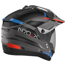 Nolan N70-2 X Adventure Helmet - black/ red / blue