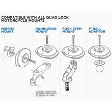 Quad Lock - Waterproof Wireless Charging Head 12V-24V (V2)
