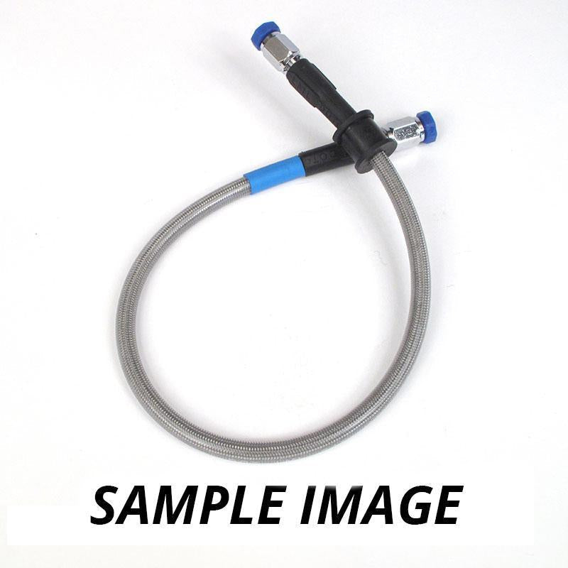 Whites Premade Brake Line - 850mm - (Chrome)