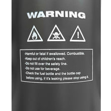 Tech 7 Aluminium Fuel Bottle 1L - Warning