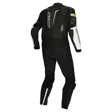 ARGON Pursuit 1-Piece Leather Race Suit - Black White/Hi-vis