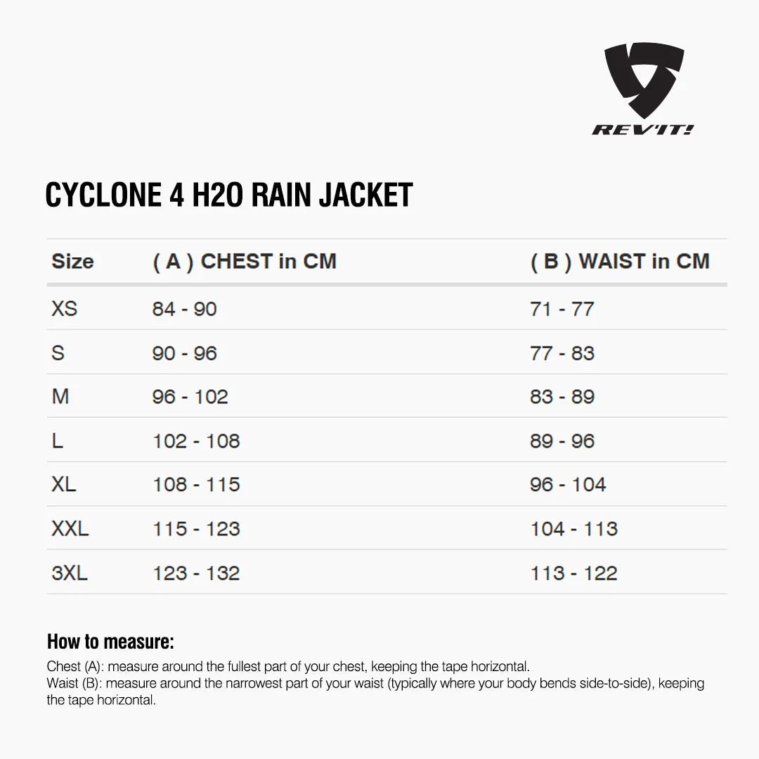 REV'IT! Cyclone 4 H2O Rain Jacket