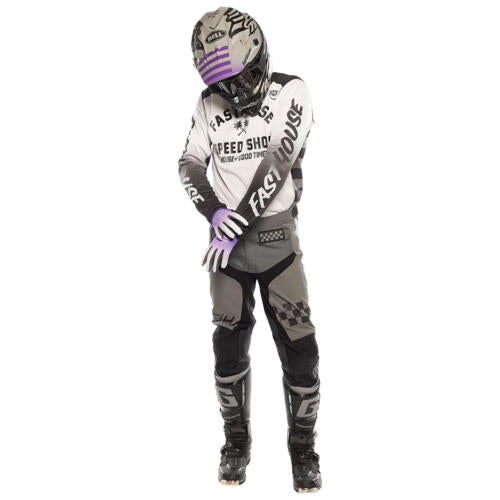 FastHouse A/C Grindhouse Asher Jersey - White/Black