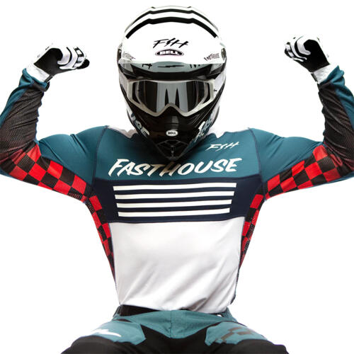 FastHouse Grindhouse Omega Jersey - Indigo/White