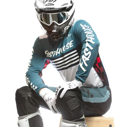 FastHouse Grindhouse Omega Jersey - Indigo/White