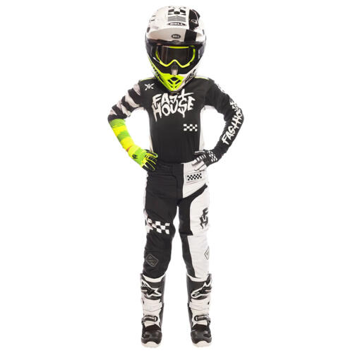 FastHouse Youth Speed Style Jester Pants - Black/White