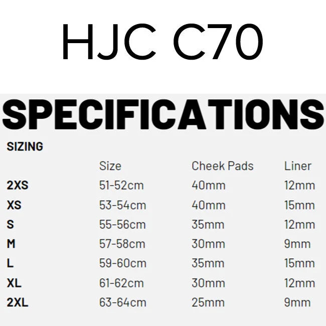 HJC C70 - Graphics