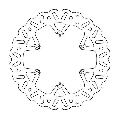BRAKE DISC REAR MOTO MASTER NITRO 240MM BETA