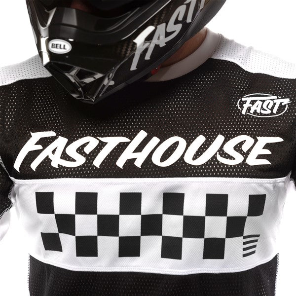 FastHouse Grindhouse Waypoint Jersey - Black/White