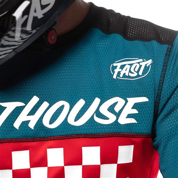 FastHouse Grindhouse Waypoint Jersey - Marine/White