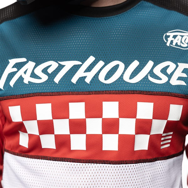 FastHouse Grindhouse Waypoint Jersey - Marine/White