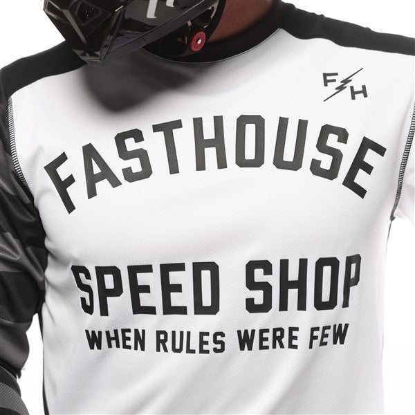 FastHouse Carbon Eternal Jersey - White/Black