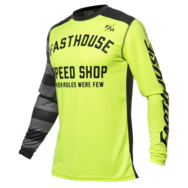 FastHouse Carbon Eternal Jersey - High-Viz/Black
