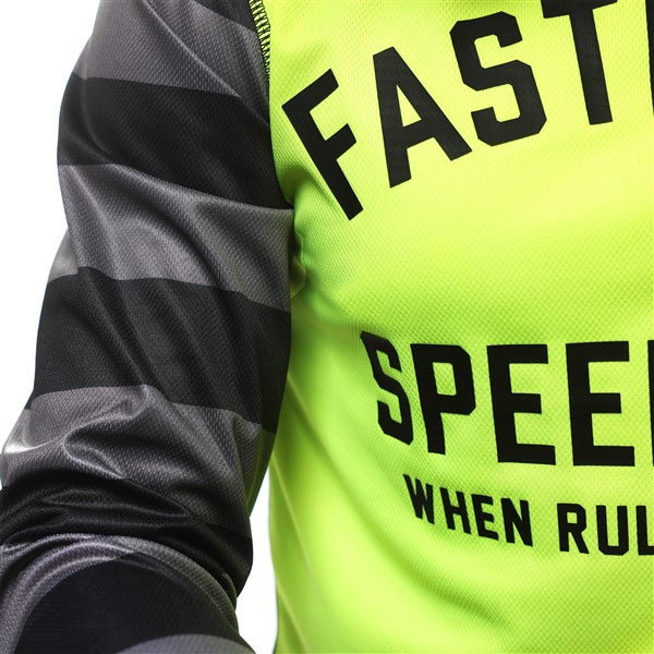 FastHouse Carbon Eternal Jersey - High-Viz/Black