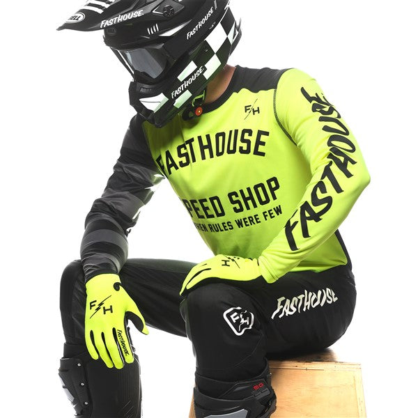 FastHouse Carbon Eternal Jersey - High-Viz/Black