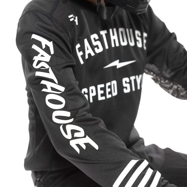 FastHouse Youth Grindhouse Grit Jersey - Black