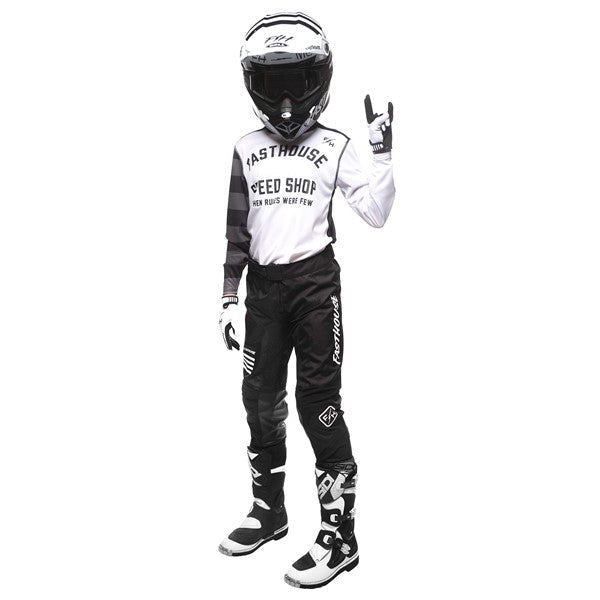 FastHouse Youth Carbon Eternal Jersey - White/Black