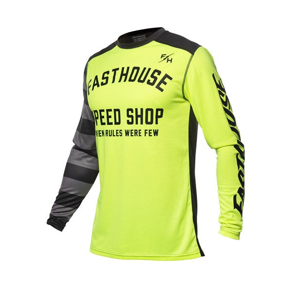 FastHouse Youth Carbon Eternal Jersey - High-Viz/Black